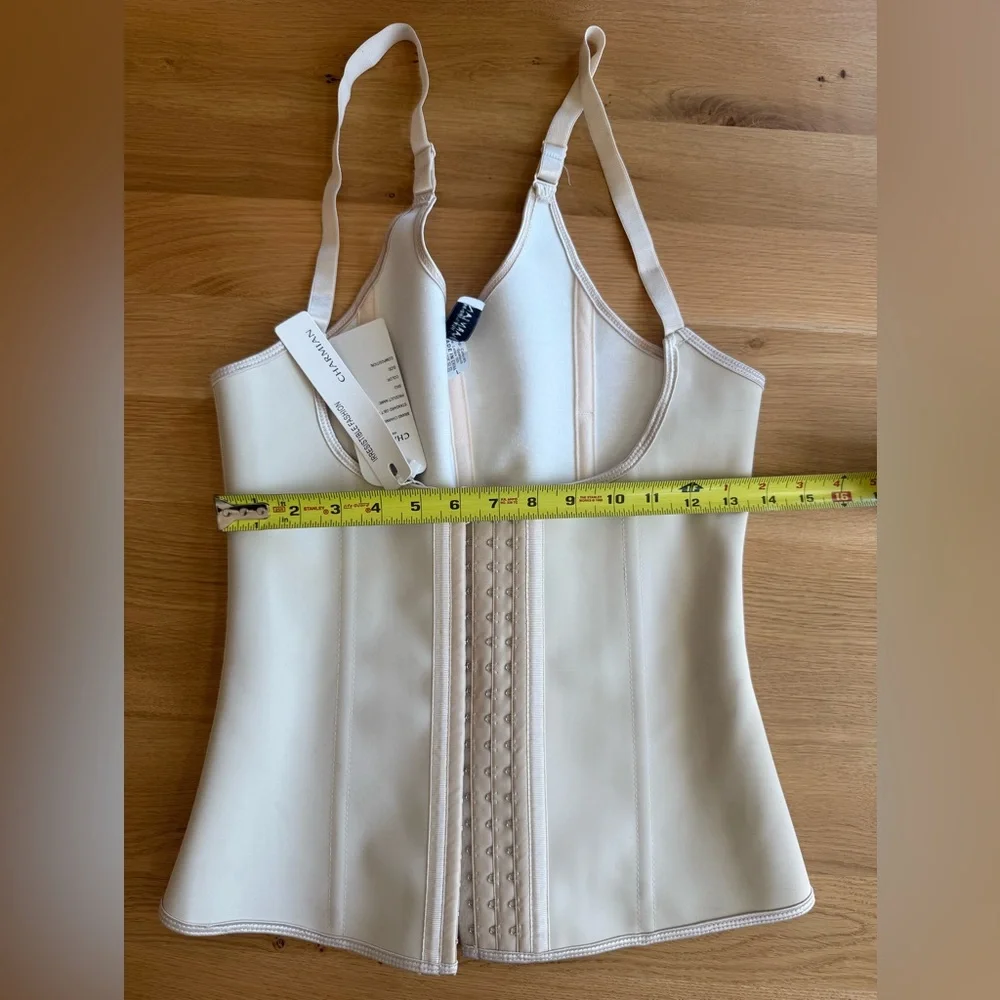 Women's Cream Corset - Picture 7 of 9